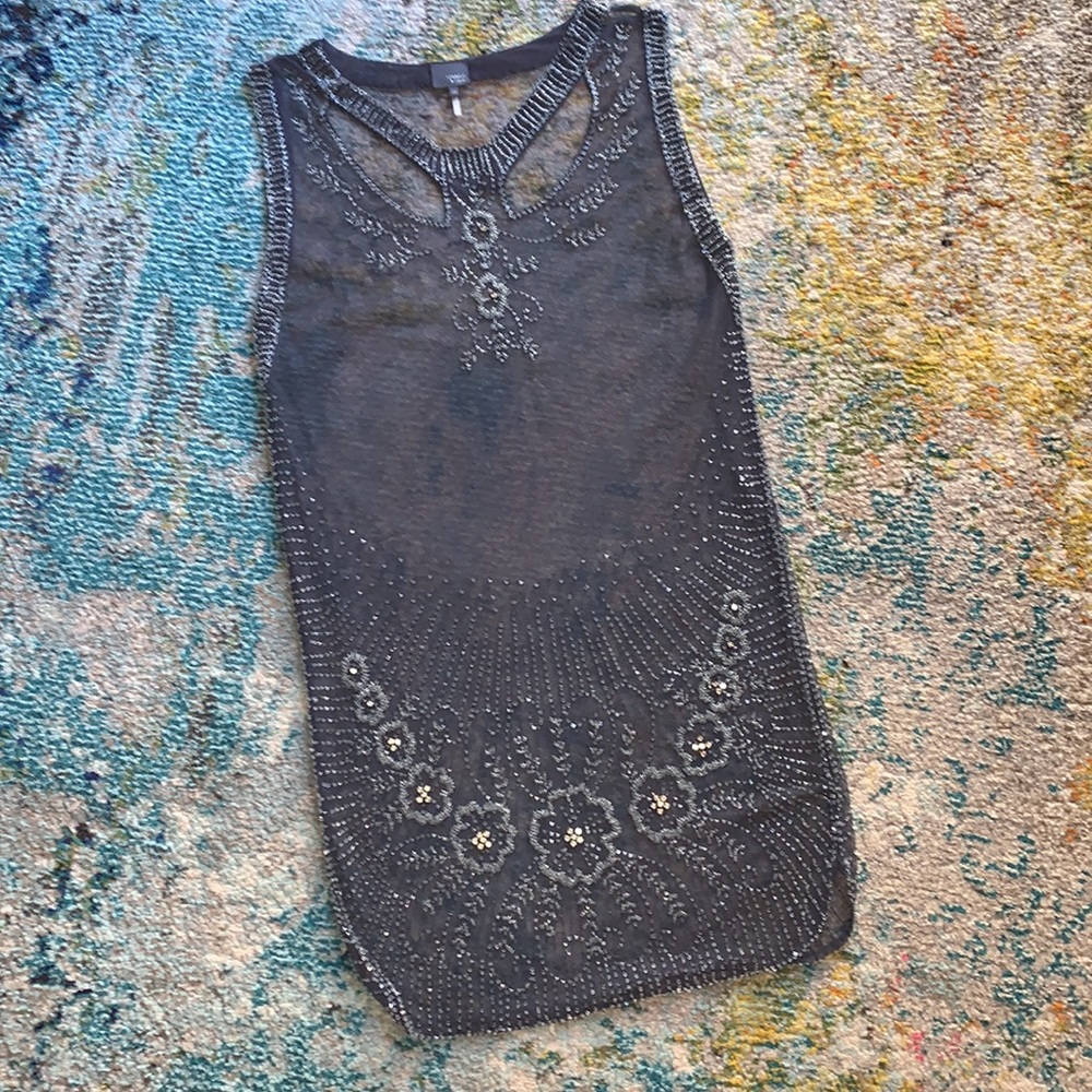 Sparkle and Fade Mesh Embellished Dress with Slip